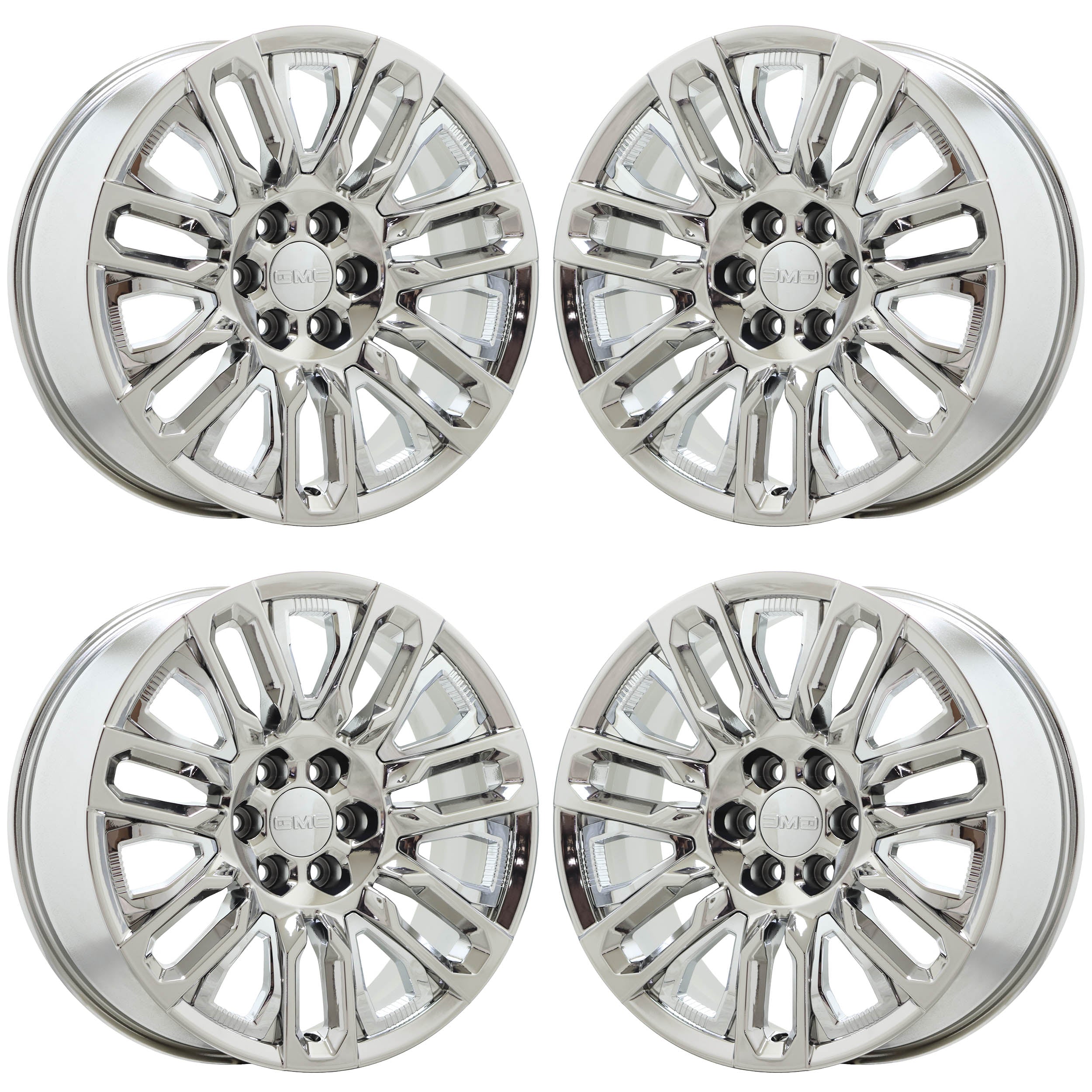 22" GMC Sierra 1500 Yukon Bright Chrome wheels rims Factory OEM 95486 EXCHANGE